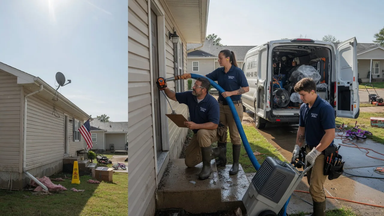Ceiling Water Damage Restoration in Gladstone, ND near me